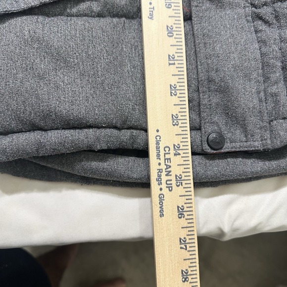 ZeroXposur Boys Winter Puffer Jacket Gray Black Hooded Fleece Lined Size L 10/12 - Picture 9 of 11